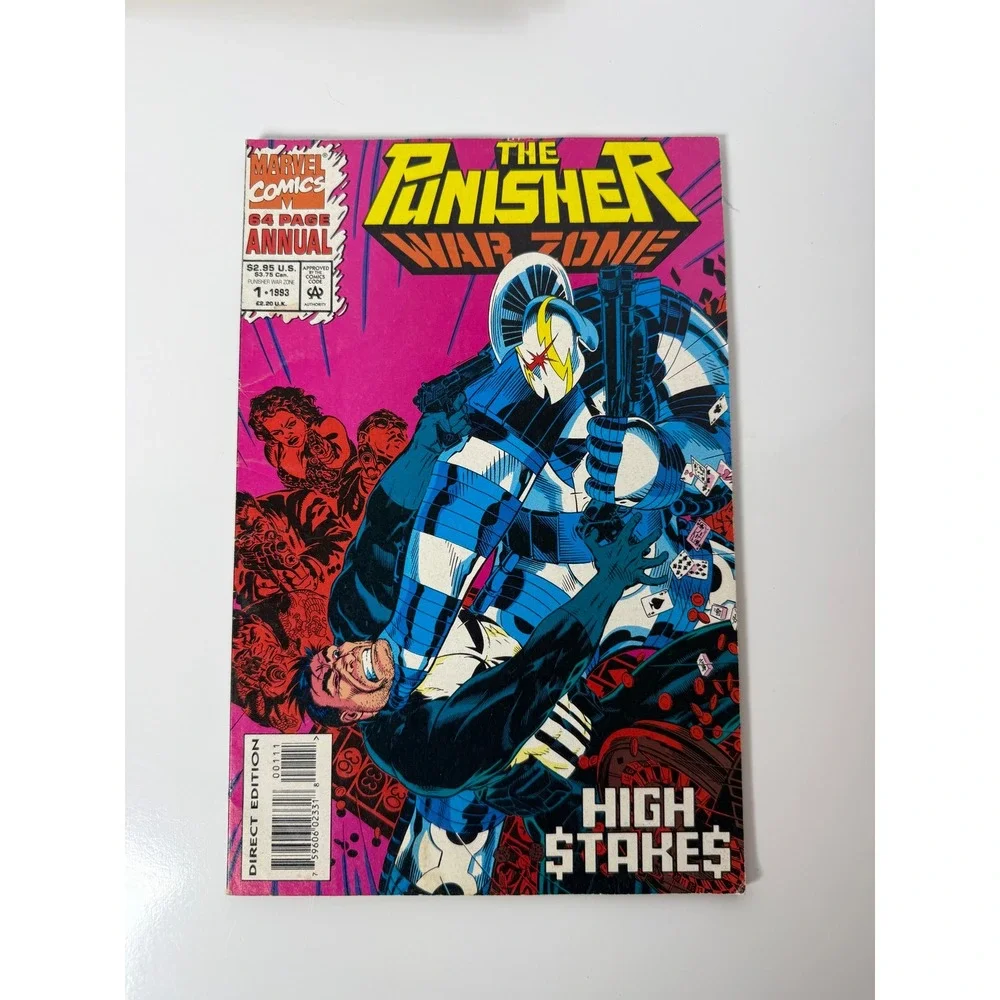 Marvel Comics The Punisher War Zone Annual 1 1993 High Stakes